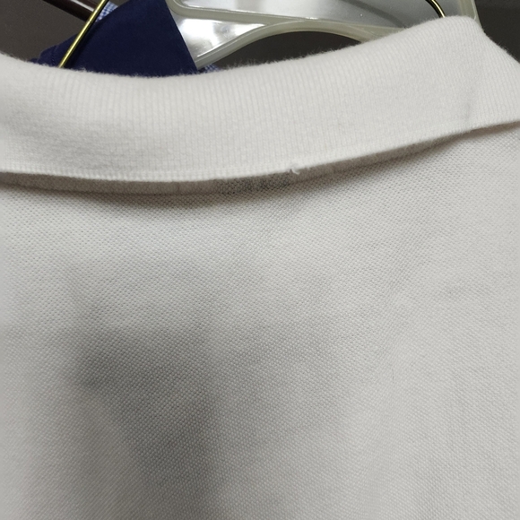Polo by Ralph Lauren Classic White Polo with Pink Emblem - Picture 6 of 6